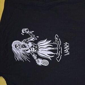 Vans Black Graphic Long Sleeve Tee